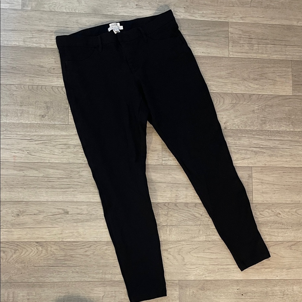 J crew black Gigi pant sz 12 skinny leg ponte classic